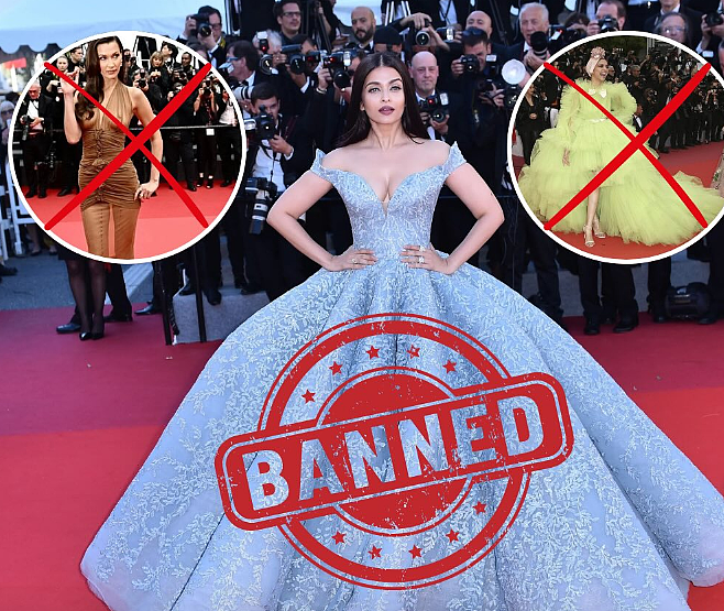 “禁裸令”越严,我越浪?这些女星在戛纳红毯顶风作案,中国艺人也被点名?(组图) - 1