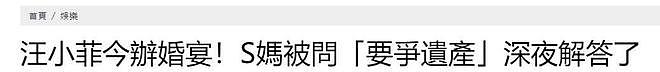 汪小菲今日举办婚礼，S妈官宣放弃遗产争夺，决定留爱给大S孩子（组图） - 8