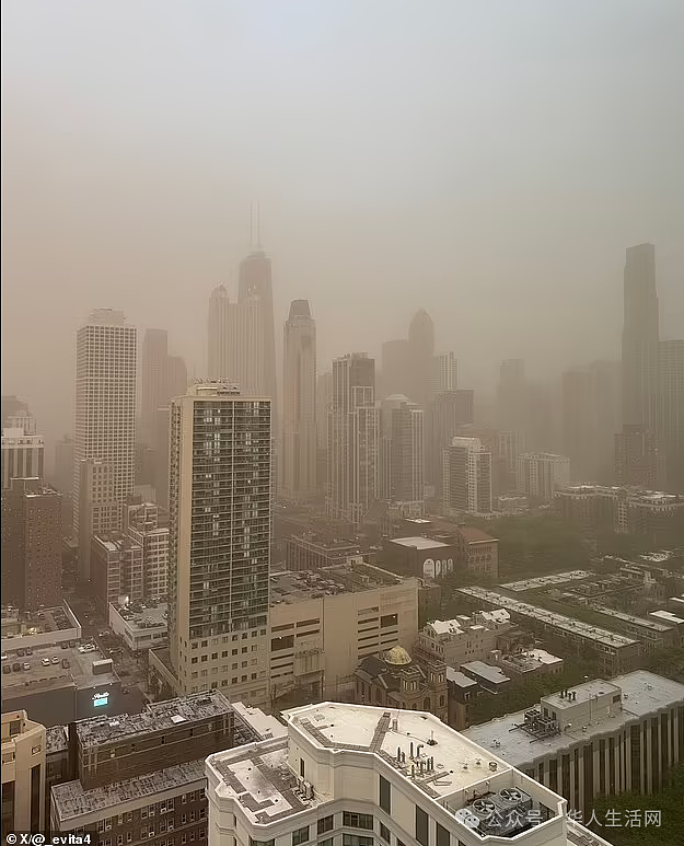 至少23人死亡！100英里“末日沙墙”吞没芝加哥！（组图） - 3