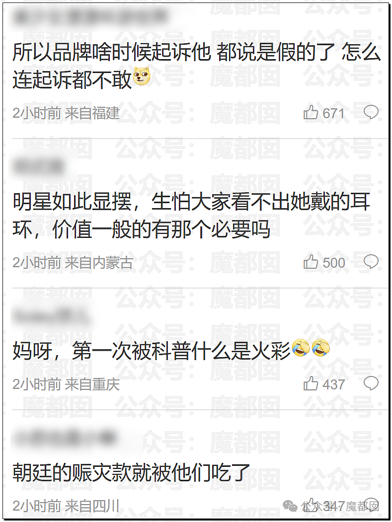 黄杨钿甜百万耳环竟引发对一线顶流女星Y某家庭的质疑（组图） - 14