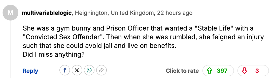 女狱警疯狂恋上强奸犯，两人狱中发生关系数十次，狱警甚至因此怀孕？（组图） - 18