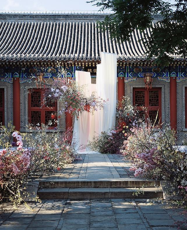 马筱梅分享婚礼高清图：至亲挚友们的相聚，一场华彩游园盛宴（组图） - 2