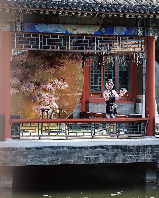 马筱梅分享婚礼高清图：至亲挚友们的相聚，一场华彩游园盛宴（组图） - 11
