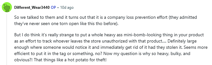妹子在lululemon 1件新夹克衫里发现一个诡异电子设备！上交后经理脸色古怪（组图） - 11