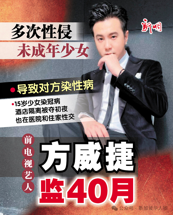 男星多次性侵15岁少女致其染性病，被判40个月！网友：为啥没打鞭？（组图） - 1