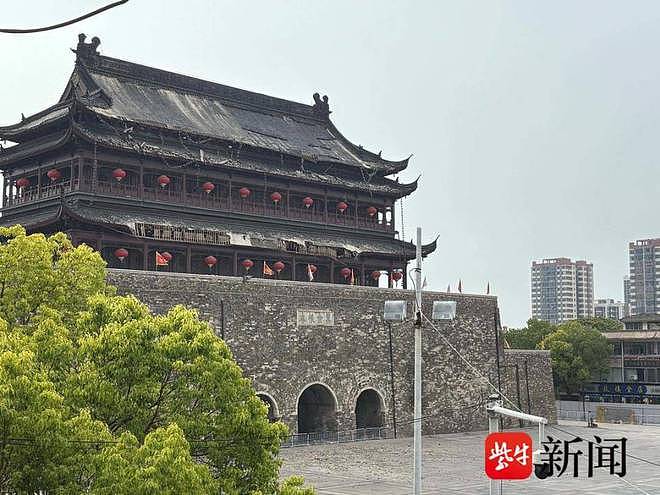 记者探访凤阳明中都鼓楼事故现场 ：去年3月刚完成修缮，耗资341万（组图） - 1