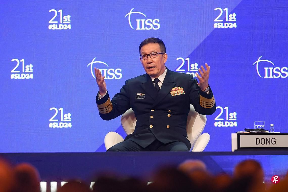 中国防长董军缺席新加坡香会，罕见原因不详（组图） - 1