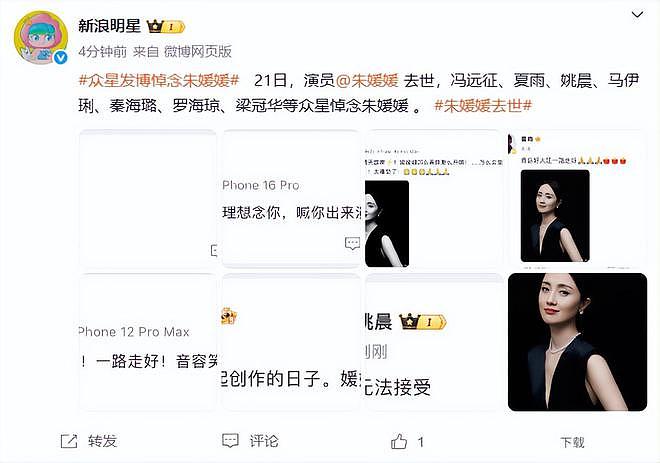 朱媛媛癌逝群星悼念,姚晨、马伊琍悲痛喊话,最后发文晒遗作(组图) - 4