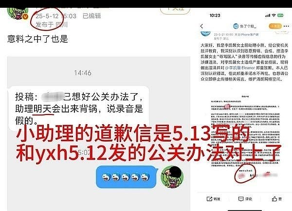 李凯馨晒受案回执！称前助理恶意剪辑已道歉，网友却发现诸多疑点（组图） - 10
