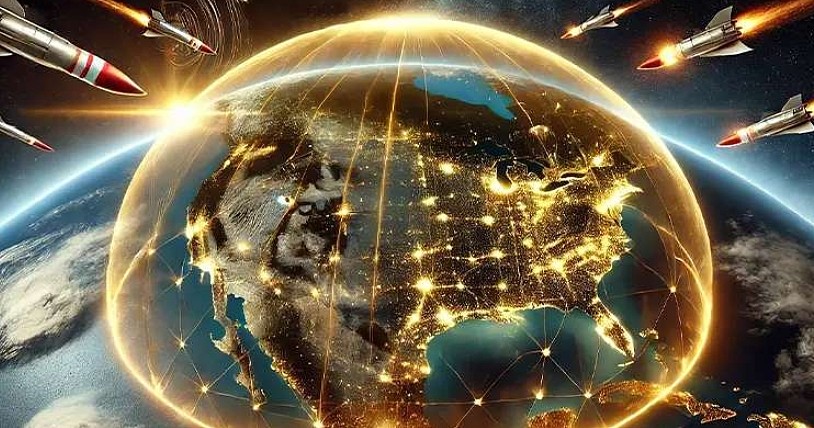 川普宣布！将砸250亿美元在美国本土打造“黄金圆顶”防导弹（组图） - 1