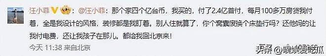 聊天记录被曝光,S妈透露汪小菲欠债更多细节(组图) - 8