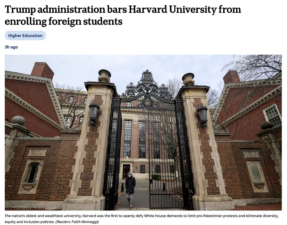 前所未有!世界第一名校被禁止招收留学生,上千中国学生被要求转学,否则遣返(组图) - 2