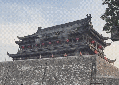 花三百多万修鼓楼，反而把它弄塌了？（组图） - 2