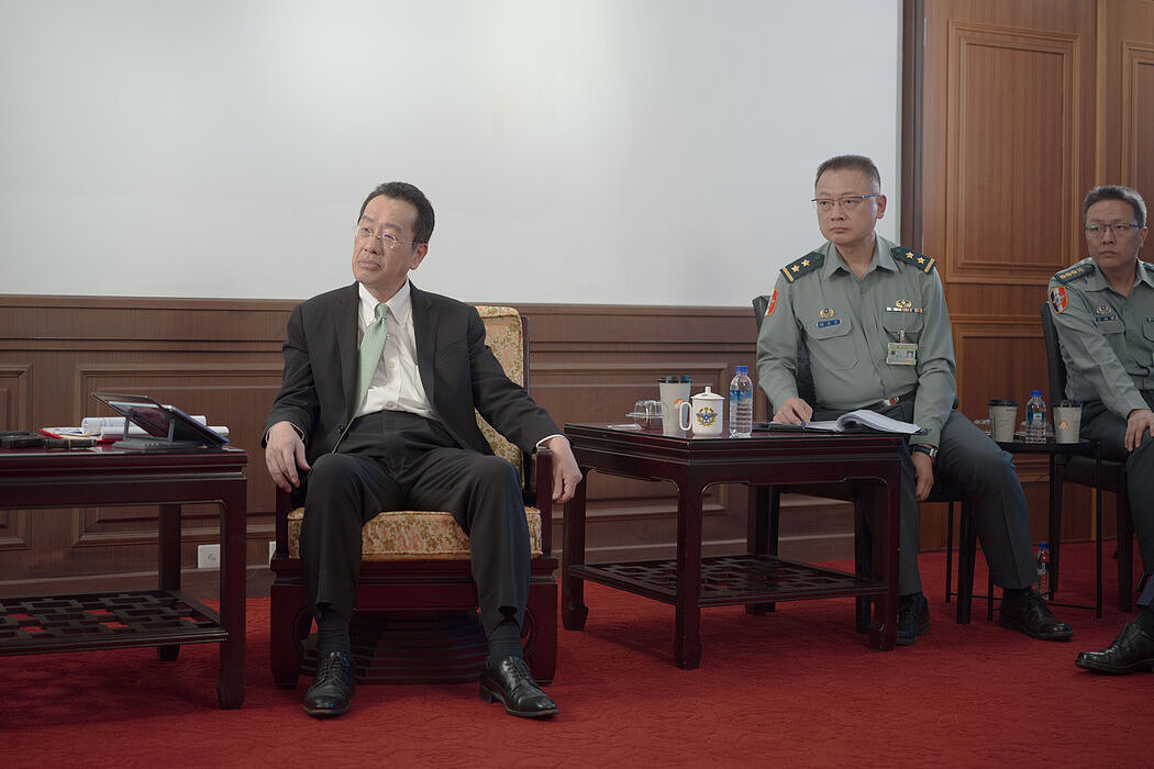 台湾国防事务负责人顾立雄：相信美国对大陆犯台企图仍具威慑（组图） - 3