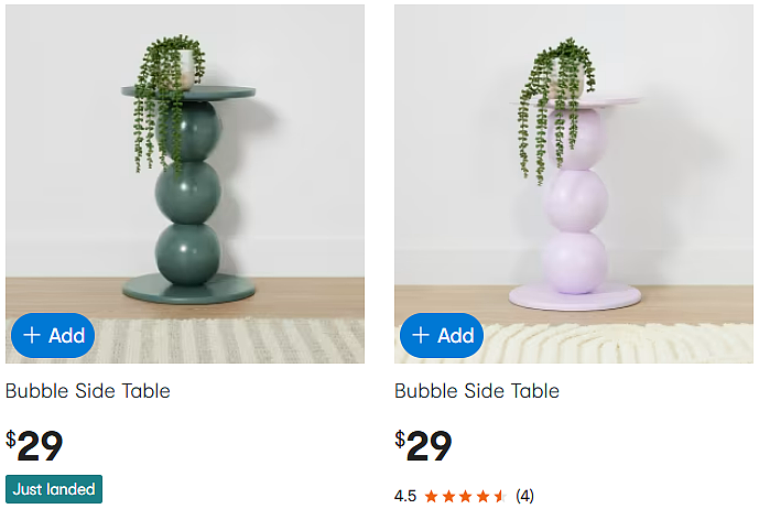 Kmart $29刀小边桌爆火!网友:堪称上万澳币高端设计师款完美平替~(组图) - 4