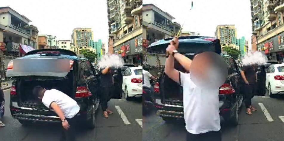 砸车3次！奔驰哥“底裤”被扒，企图拿钱平事，官方出手大快人心（视频/组图） - 1