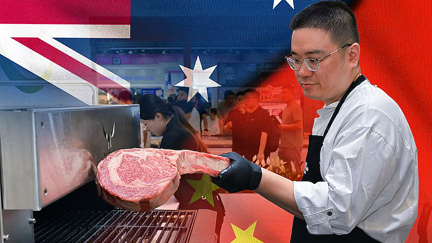 中美贸易战，澳洲牛肉“赢麻了”！对华出口量激增（组图） - 1