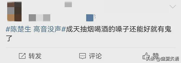 陈楚生冲上热搜首位，舞台出现重大失误，网友：成天抽烟喝酒所致（组图） - 5
