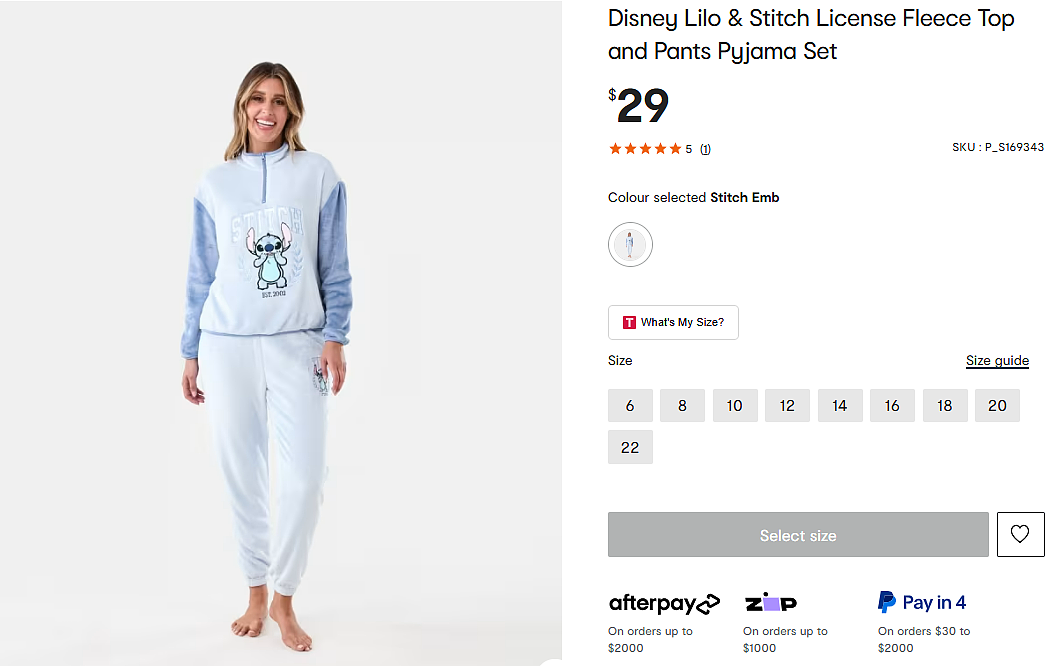 Kmart爆款Disney联名居服来了，29刀一整套！这个冬天暖暖哒（组图） - 5