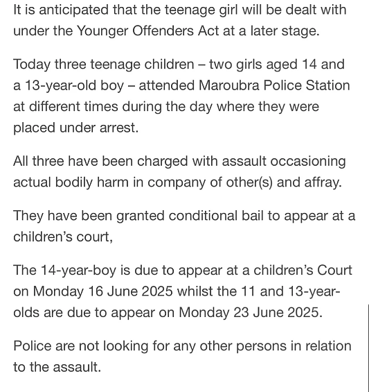 悉尼打人的青少年现已全部被捕，请愿签名人数已破万（组图） - 2