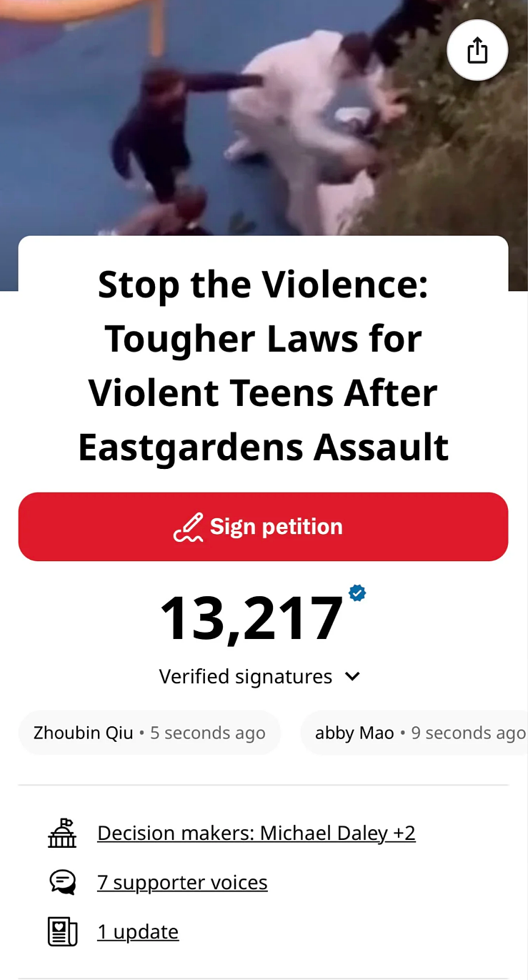 悉尼打人的青少年现已全部被捕，请愿签名人数已破万（组图） - 3