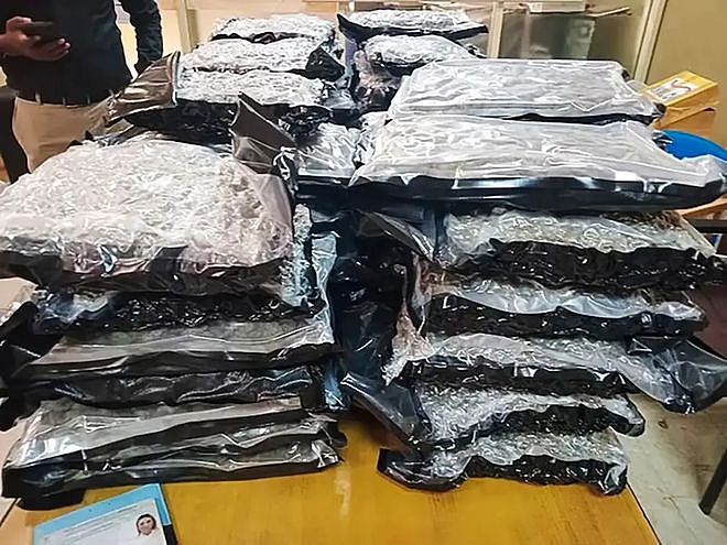 斯里兰卡史上最大走私毒品Kush案!成分传含人骨,英前空姐被捕(组图) - 2