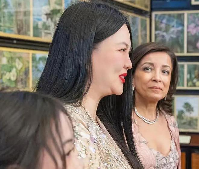 李湘还在晒英国王室合照，姿态太低惹群嘲，卡米拉用指尖和她握手（组图） - 6