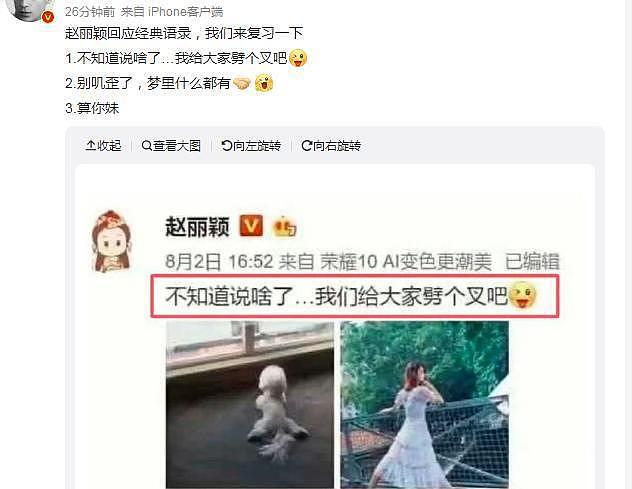赵丽颖怒怼平台引争议:公开爆粗的女星们,真性情还是低情商(组图) - 4