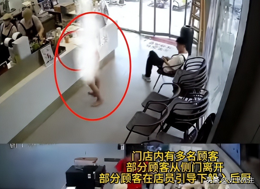广东裸男持刀闯入奶茶店！店员制服过程曝光，品牌回应：现金嘉奖（组图） - 2