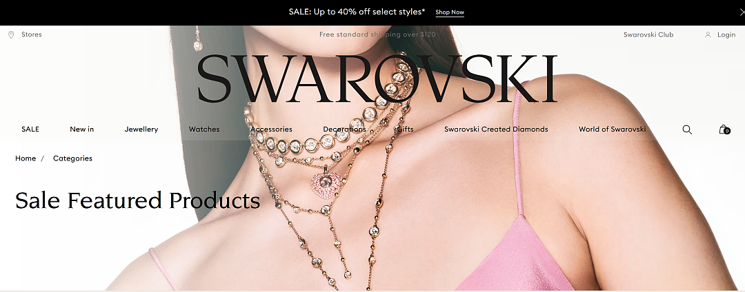 【Swarovski 施华洛世奇】年中特卖开始多重折上折特卖（组图） - 1