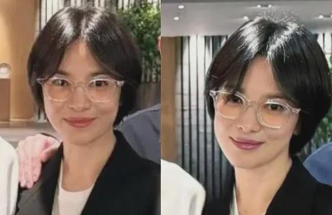 43岁宋慧乔私下状态曝光,中分短发被吐槽像男的,淡妆好似路人(组图) - 7