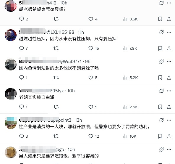 “别在色情问题上盯太宽” 胡锡进发文称“性萧条”致消费低迷,引爆热议(组图) - 2