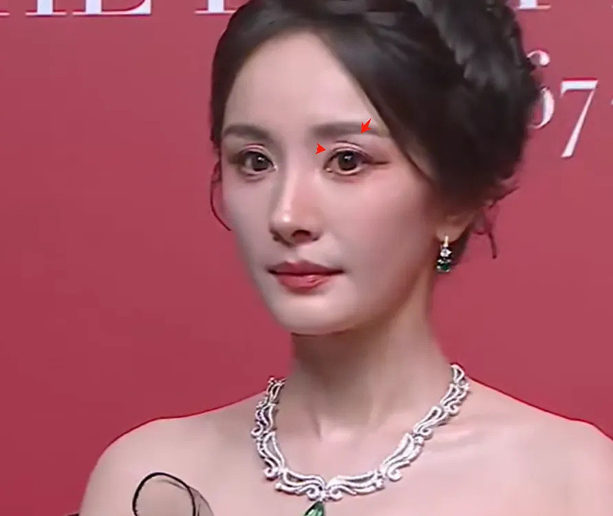 大驼背、躲镜头、鼻尖分家!芭莎这一夜,杨幂的状态和格局全暴露(组图) - 13