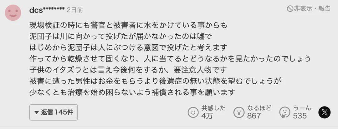 日本男童高空扔泥团致男子头破血流险丧命！事后竟还往警察身上狂喷水…（组图） - 11
