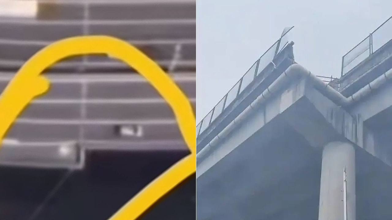 东莞架空路4车道突变3车道,车辆冲出路面高处堕下疑,5人伤亡(组图) - 1