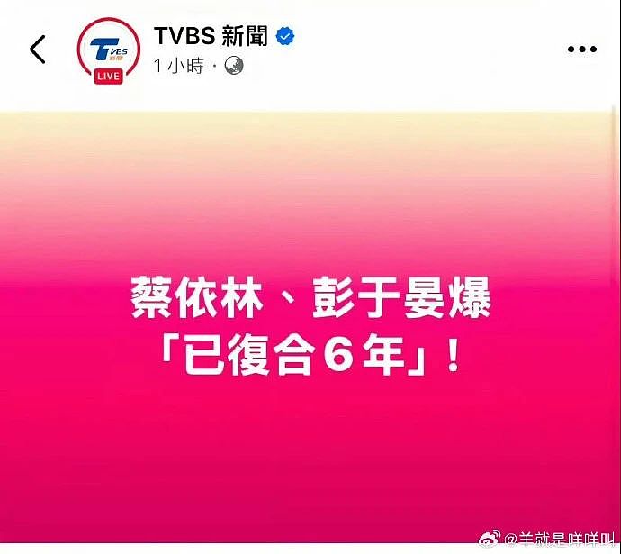 蔡依林彭于晏复合6年？网友：他们居然在一起过（组图） - 1