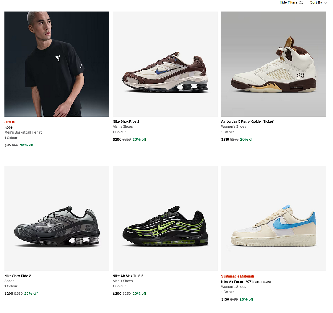 正价款打折!【Nike】耐克澳洲季中大促(组图) - 1