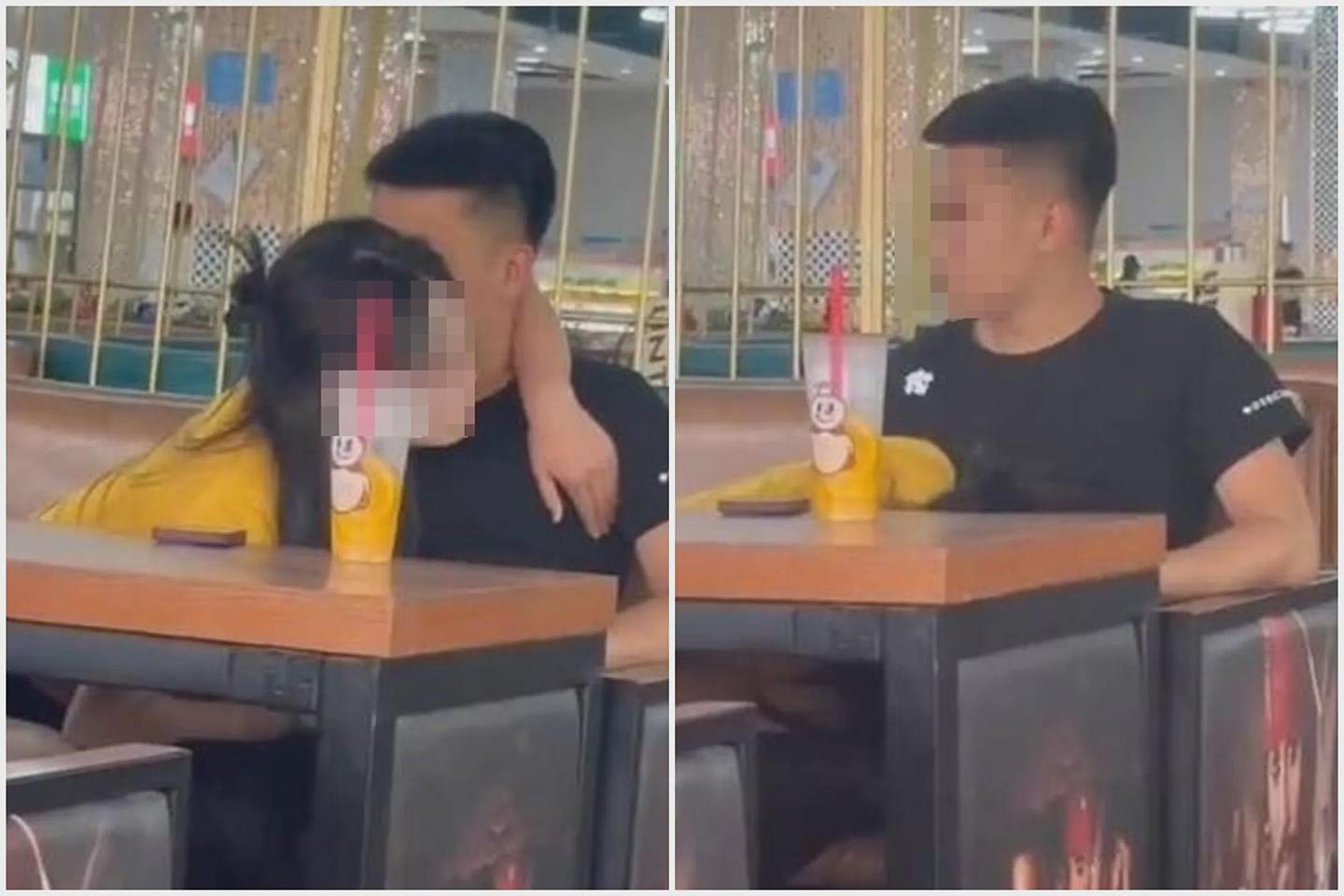 视频疯传！​中国情侣校园餐厅上演“活春宫”，网友：这是多饥渴（组图） - 1