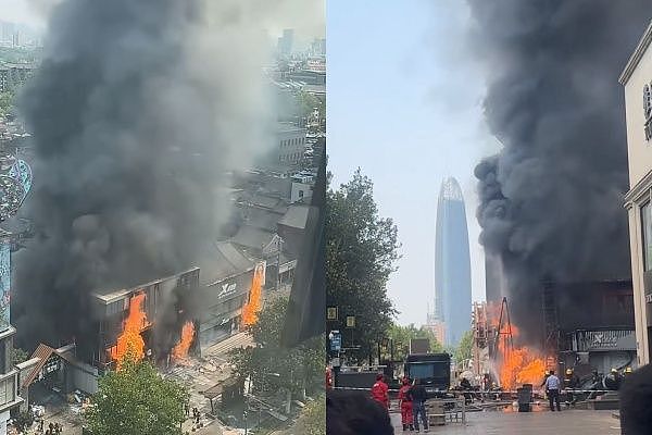 山东又发生“爆炸”，疑ATM惹祸！建筑物遭火舌黑烟吞噬（组图） - 1