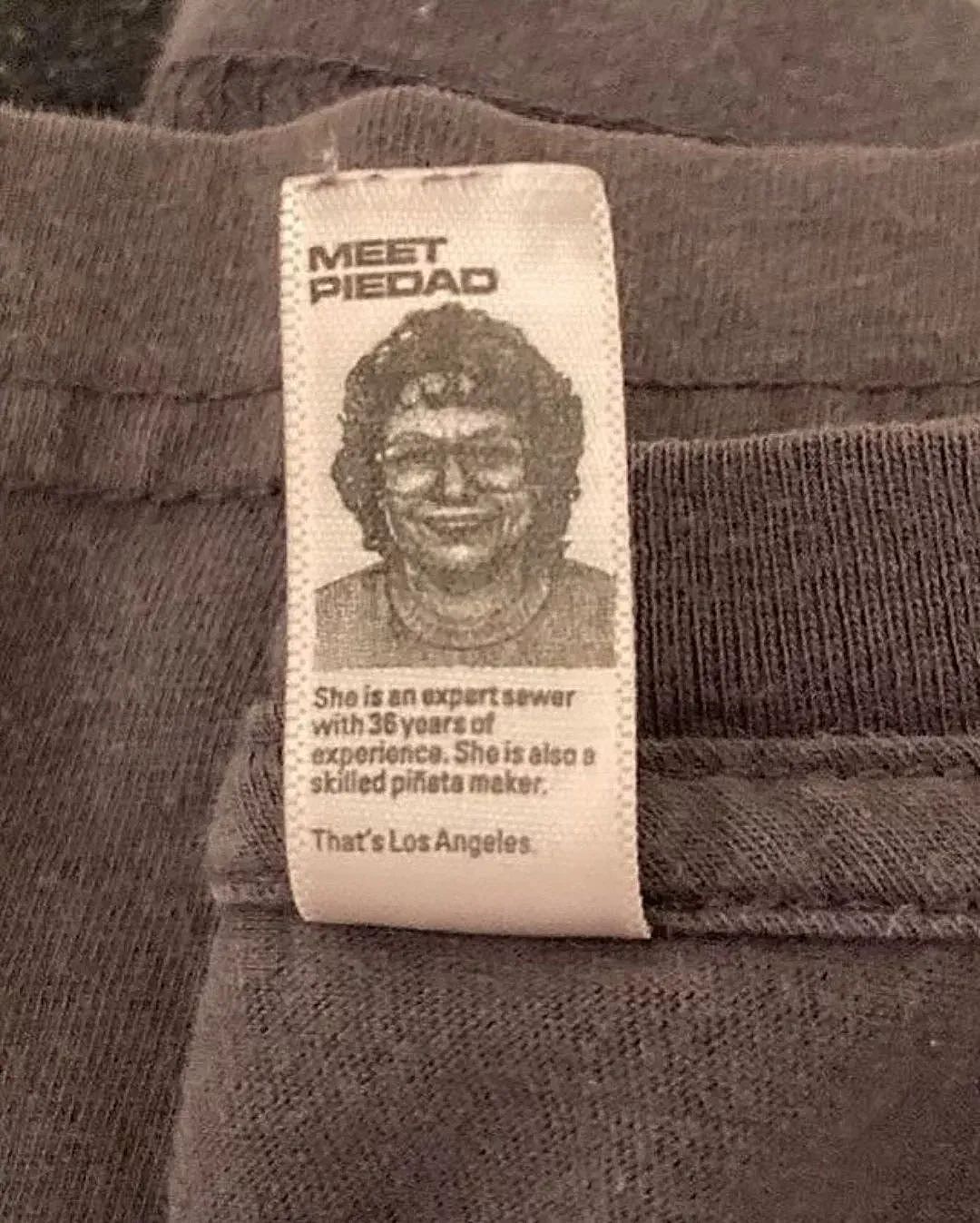 暖心还是作秀？洛杉矶服装品牌将工人的脸和名字印上标签惹争议！网友：这个设计真有人买单吗（组图） - 11
