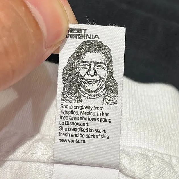 暖心还是作秀？洛杉矶服装品牌将工人的脸和名字印上标签惹争议！网友：这个设计真有人买单吗（组图） - 9