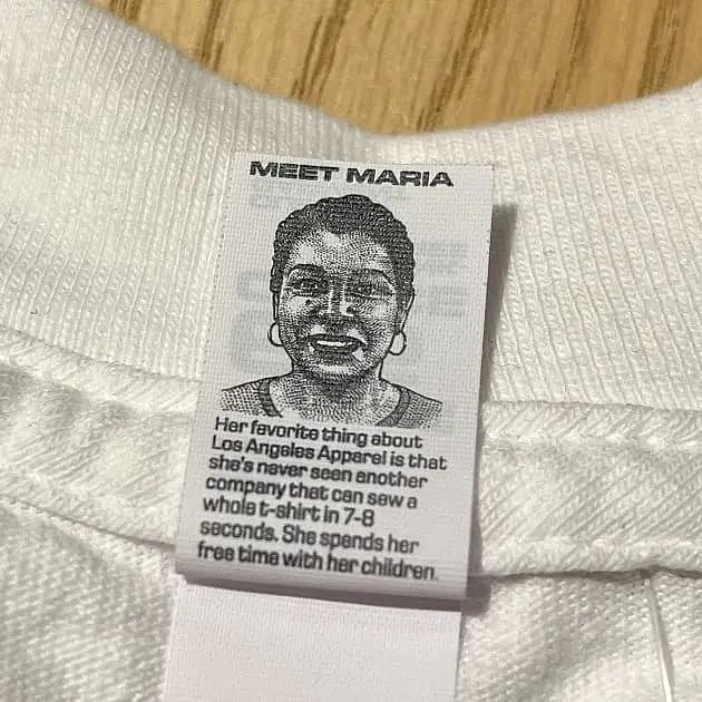 暖心还是作秀？洛杉矶服装品牌将工人的脸和名字印上标签惹争议！网友：这个设计真有人买单吗（组图） - 5