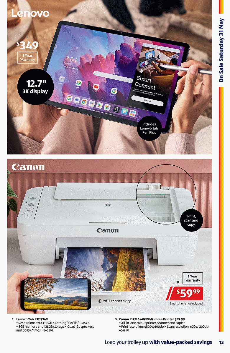 5月31日！Aldi本周六特卖品出炉，家庭办公用品好价（组图） - 6