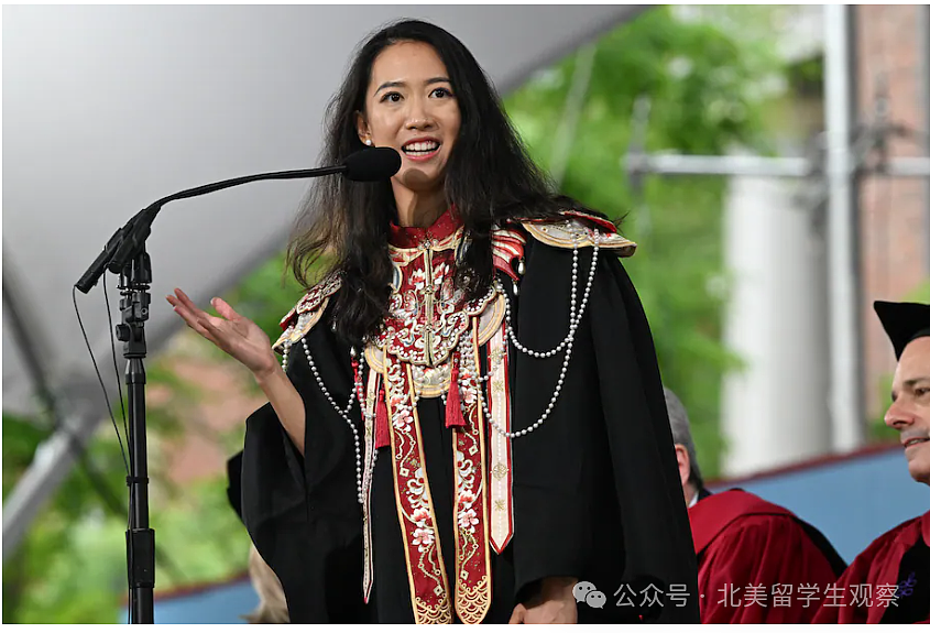 哈佛战胜川普这天,史上首位在哈佛毕业演讲的中国女生震撼全场(组图) - 1