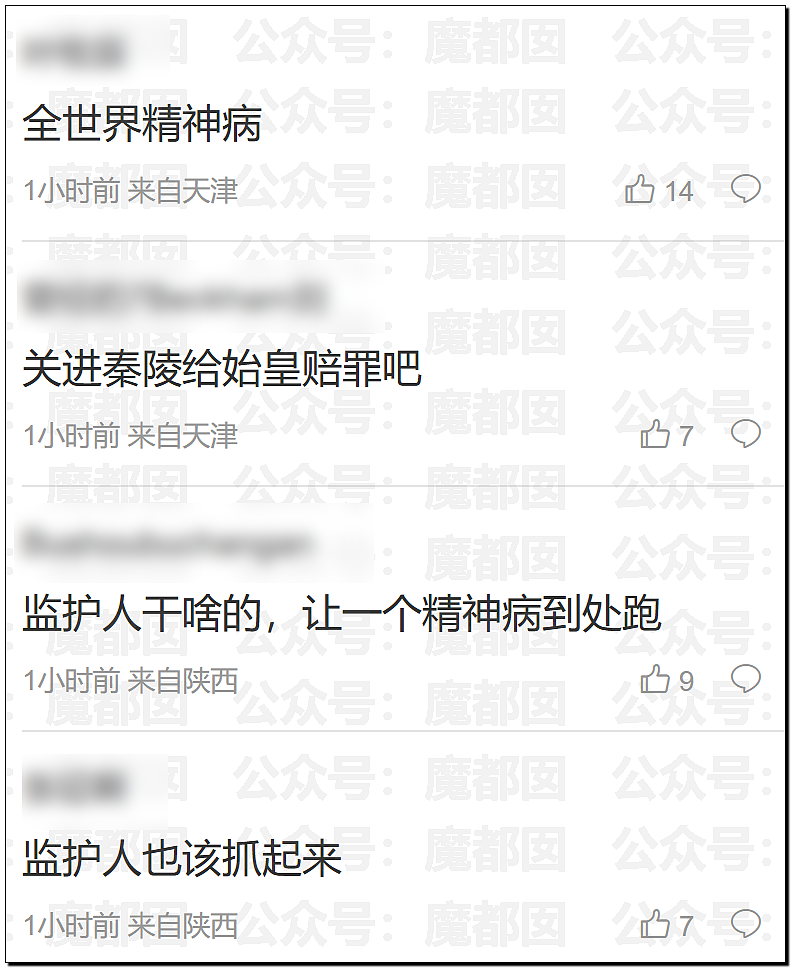 男子跳入俑坑推倒兵马俑摆出奇特姿势，脸上浮现诡异表情！西安警方通报（视频/组图） - 17