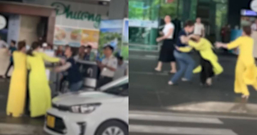 机场2女员工大厅互抓头发画面曝，当地网友斥：损害国家形象（视频/图） - 1