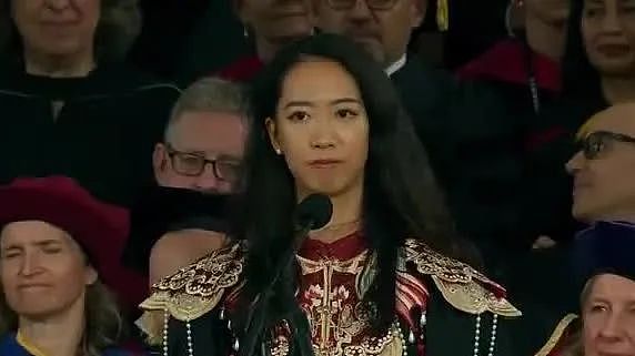 火了！中国女孩在哈佛毕业典礼演讲，一句话感动全场，掌声雷动（组图） - 3