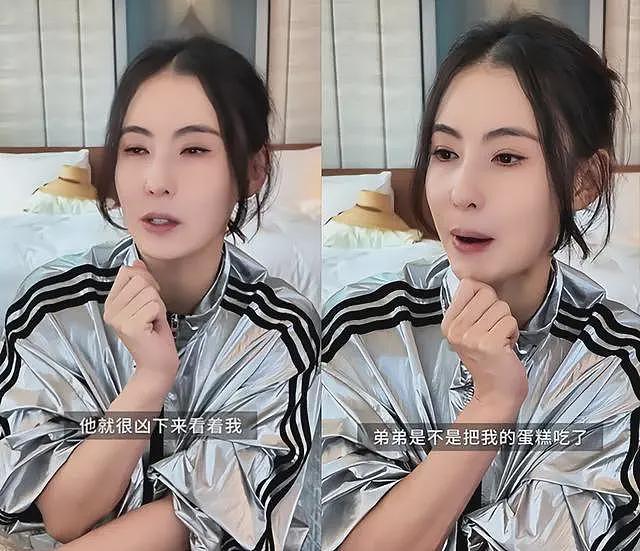 张柏芝晒端午vlog!大儿子从新加坡给她带最爱的蛋糕,幸福到流泪(组图) - 14
