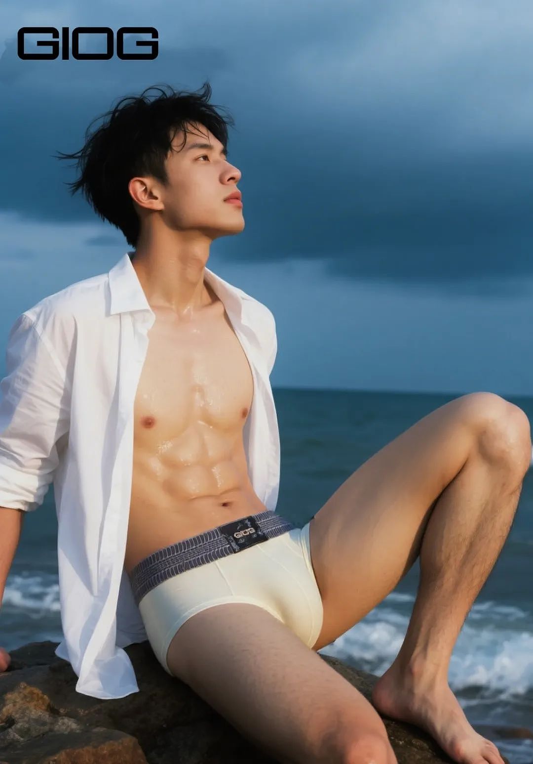 【帅哥】188cm薄肌小狼狗，顶级内裤男模，腹肌大包超级诱惑（组图） - 4