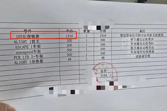 女子为报复推倒自行车后续:车主拒绝和解,定损价曝光,真赔不起(视频/组图) - 12
